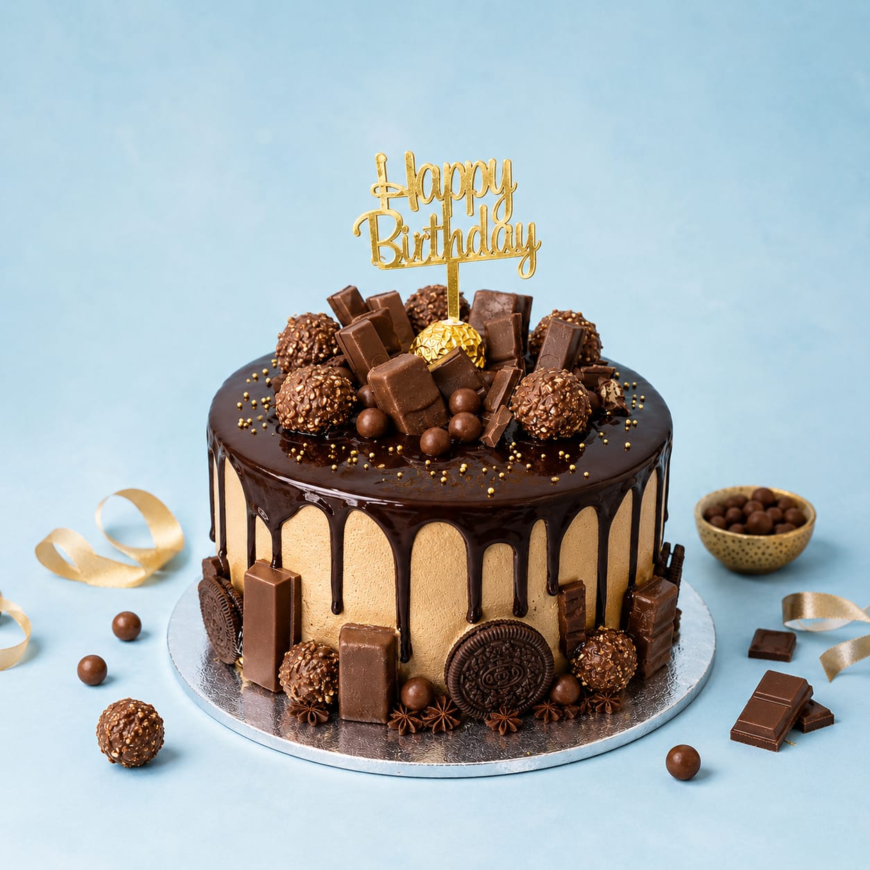 Loaded Ferrero Rocher Drip Cake