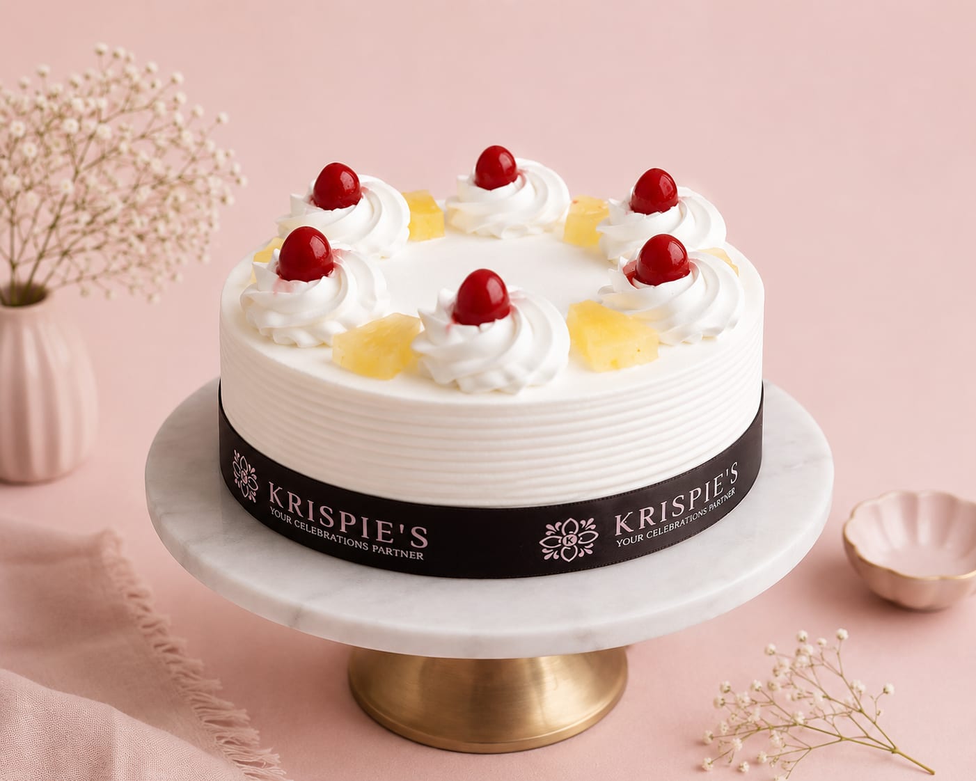 Cherry Topped Pineapple Cake