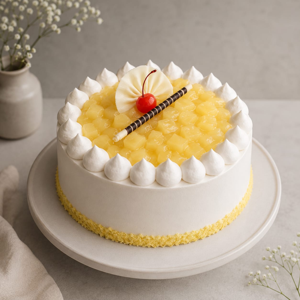 Pineapple Crown Cake