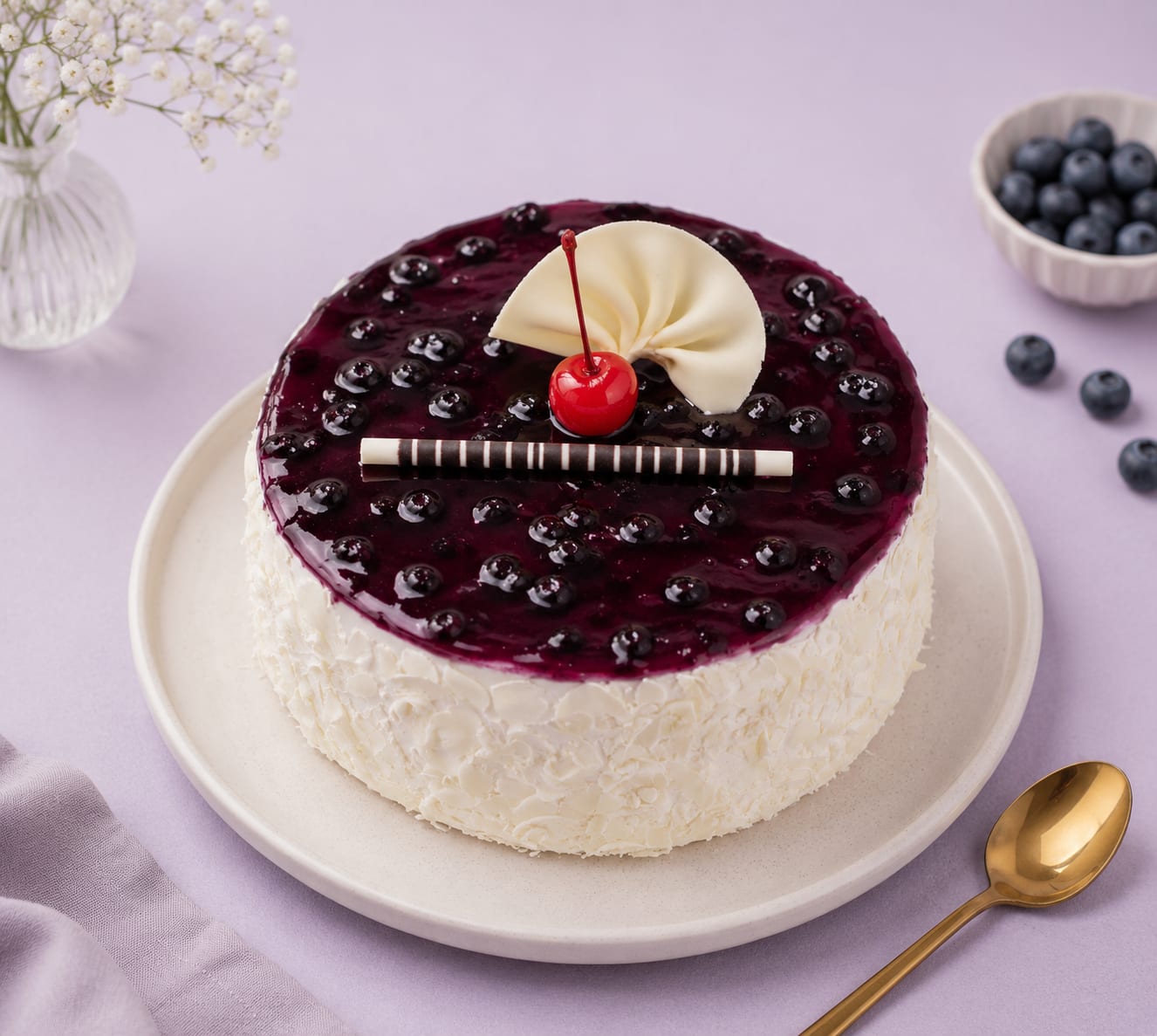 Luxe Blueberry Cake