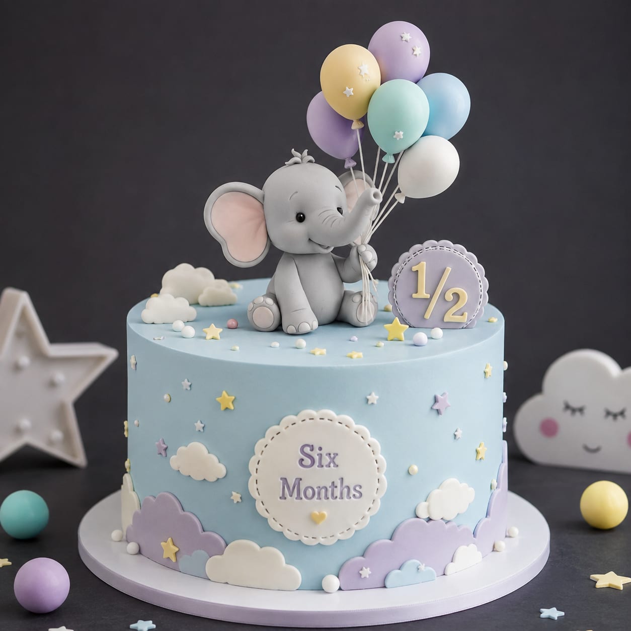 Baby Elephant Cake
