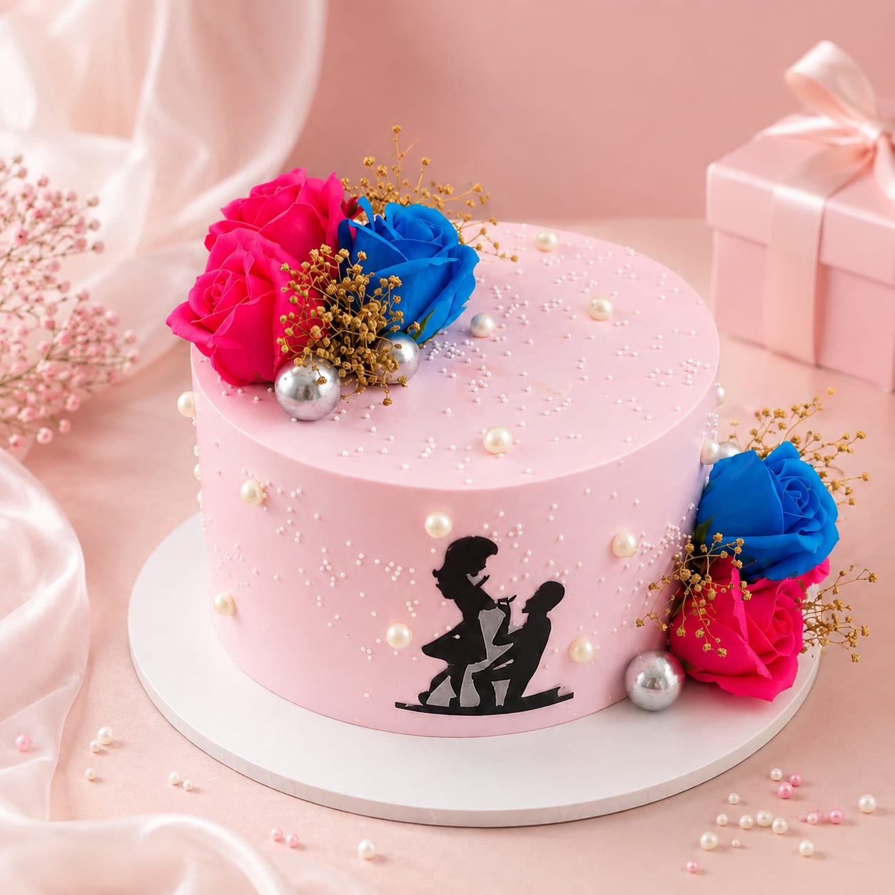 Romantic Proposal Cake