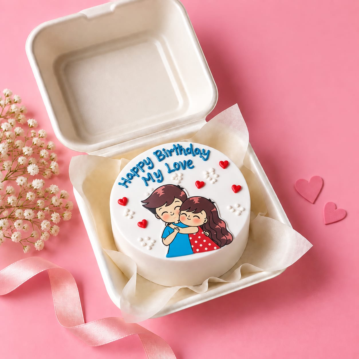 My Love Couple Bento Cake