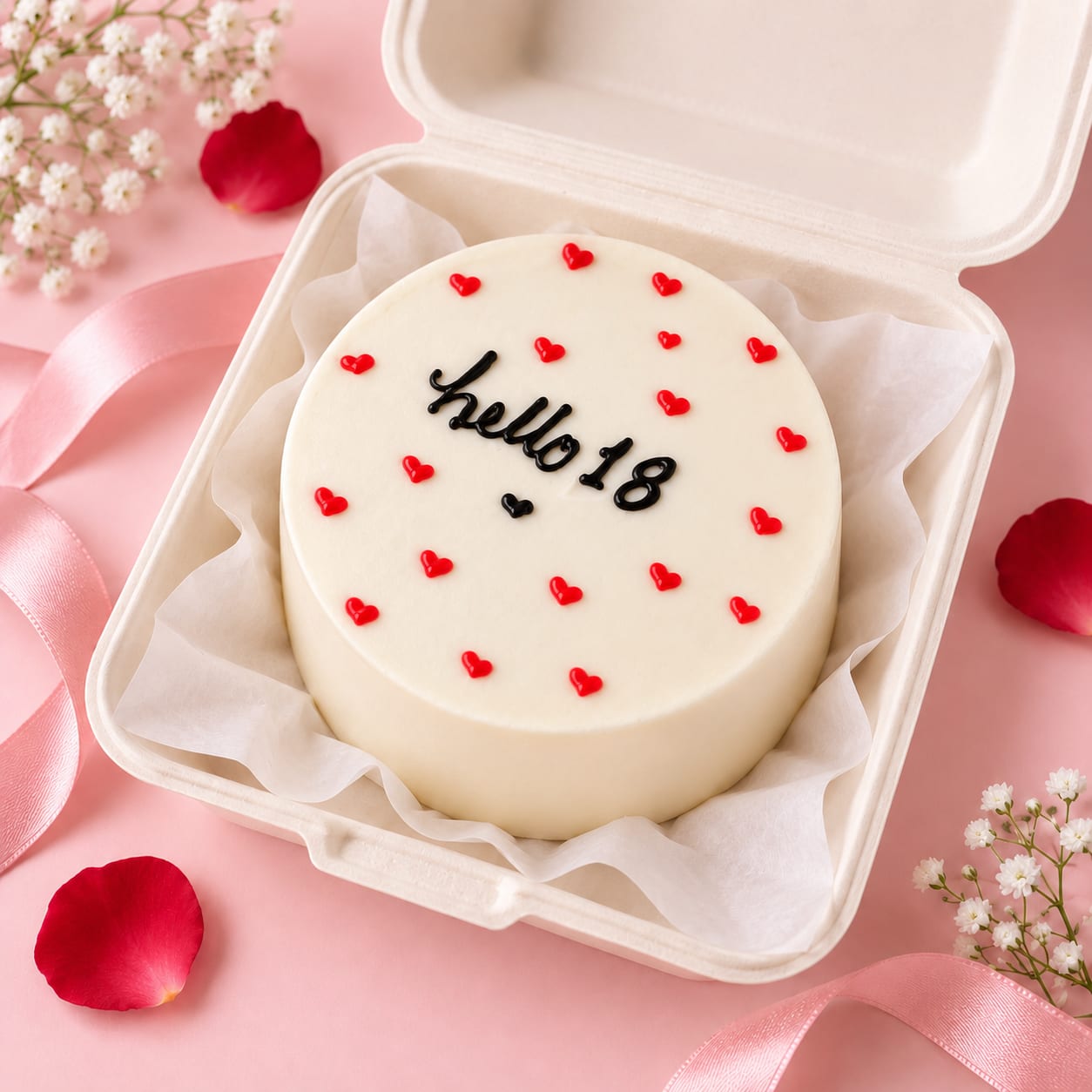 Hello 18 Bento Cake